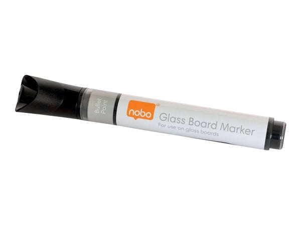Whiteboardtusj Glasstavle Nobo - med 4 stk. assorterte farger