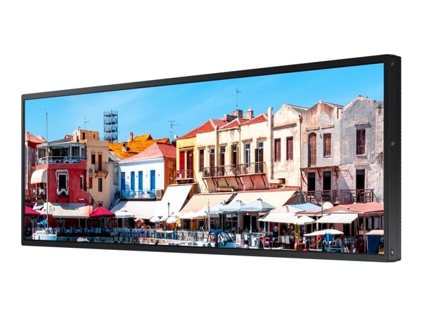 Samsung SH37R-B - 37" Diagonalklasse SHR-B series LED-bakgrunnsbelyst LCD-skjerm - intelligent skilting - Tizen OS 1920 x 540 - kantbelyst