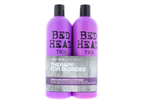 Tigi Bed Head Dumb Blonde sjampo & balsam 750 ml + 750 ml