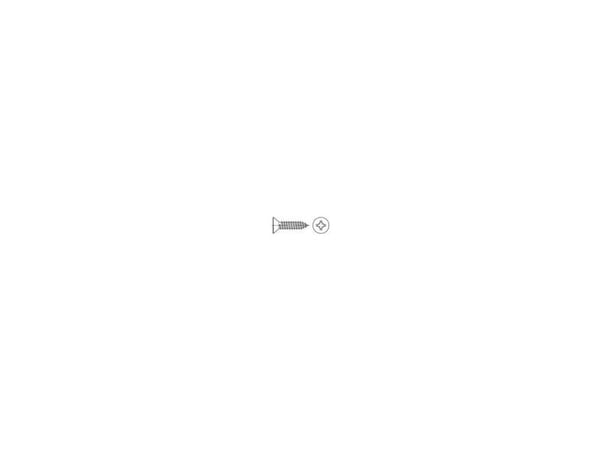 TOOLCRAFT senkesporskruer 6,3 mm x 32 mm Philips sporskrue DIN 7982 stål, galvanisert, 100 stk.