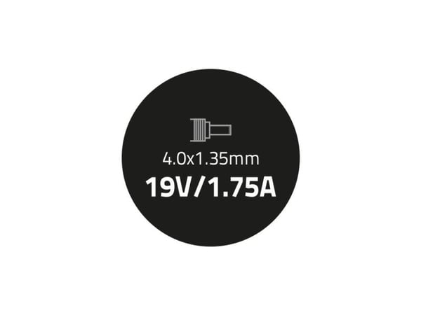 Qoltec 51507.33W, Kannettava tietokone, Sisätila, 100-240 V, 50/60 Hz, 33 W, 19 V