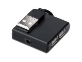 MicroConnect - Hubb - 4 x USB 2.0 - skrivbordsmodell