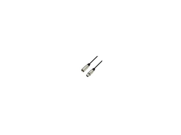 adam hall 3 Star, XLR (3-pin), Hankjønn, XLR (3-pin), Hunkjønn, 3 m, Sort, Sølv