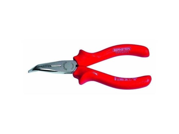 Bernstein 13-916 VDE, Nesetang, 2 mm, Beskyttelse mot elektrostatisk utladning (ESD), Stål, Rød, 165 mm