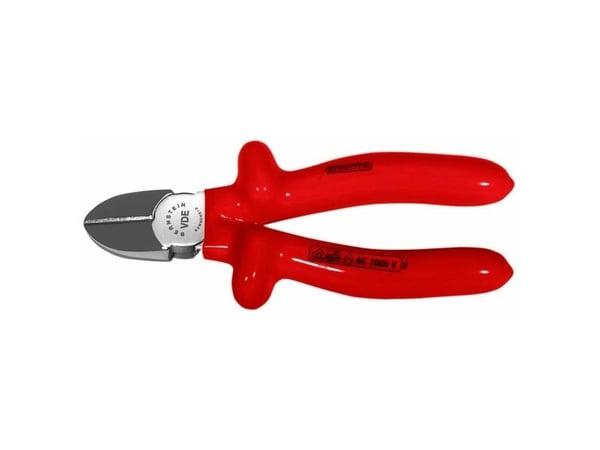 Bernstein 13-106 VDE, Diagonal tang, Stål, Rød, 165 mm, 210 g