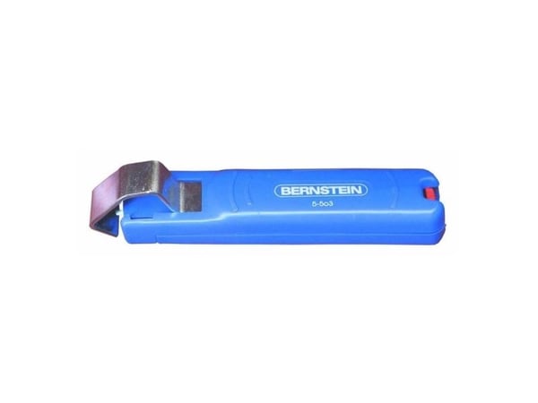 BERNSTEIN Tools for Electronics avmantlingskniv 5-503, egnet for rundkabler 8 til 28 mm