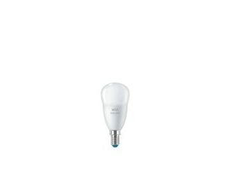 WiZ - LED-lyspære - form: P45 - mattslipt finish - E14 - 4.9 W (ekvivalent 40 W) - klasse F - helfarge - 2200-6500 K