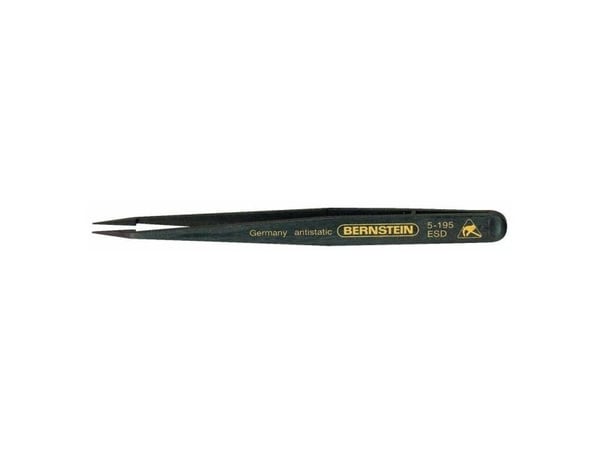 Bernstein 5-195, Plast, Svart, Spiss, Rett, 5 g, 120 mm