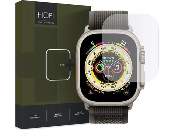 Hofi herdet glass til Apple Watch Ultra (49 mm) CLEAR