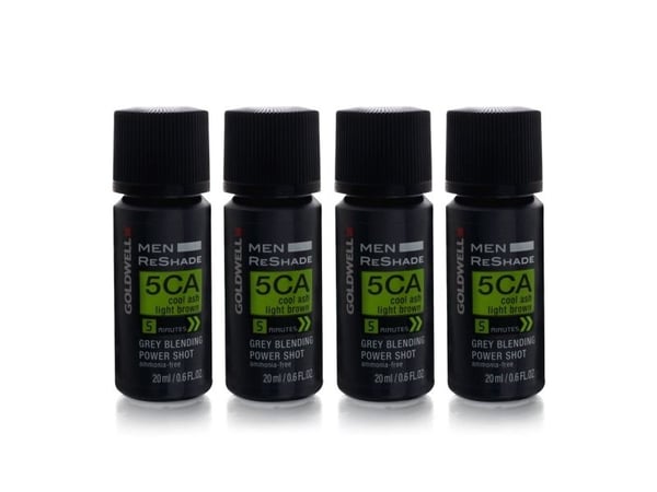 Hårfarge for menn Goldwell Men Reshade 5CA, Ashy Light Brown, 4x20ml