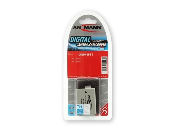 Ansmann A-Can LP-E5, 1000 mAh, 7,4 V, Litiumioni (Li-Ion)