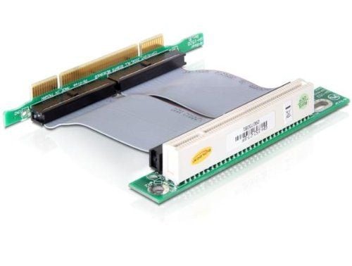 Delock Riser card PCI 32 Bit with flexible cable left insertion - Stigekort