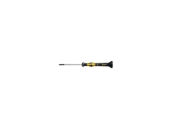Wera 1578 A ESD Kraftform Micro skrutrekker for rette spor, 13 mm, 13,7 cm, 13 mm, 11 g, svart, gul