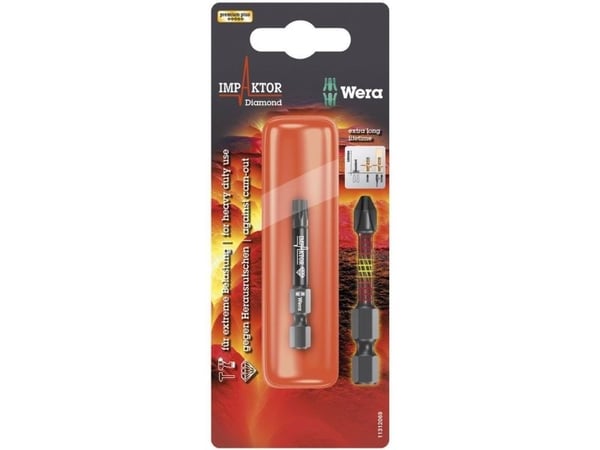 Wera 867/4 IMP DC SB SiS 05073967001 Torx bit T 40 Verktøystål Legering, Diamantbelagt F 6,3 1 stk.