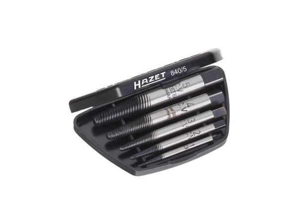HAZET 840/8, Skrueuttrekkersett, Svart, Svart, 690 g, 8 stykker, Plastikk