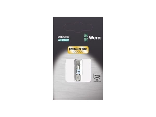 Wera 3867/1 TS SB SiS Torx-bit T20 rustfritt stål D 6,3 (1 stk) 05073622001