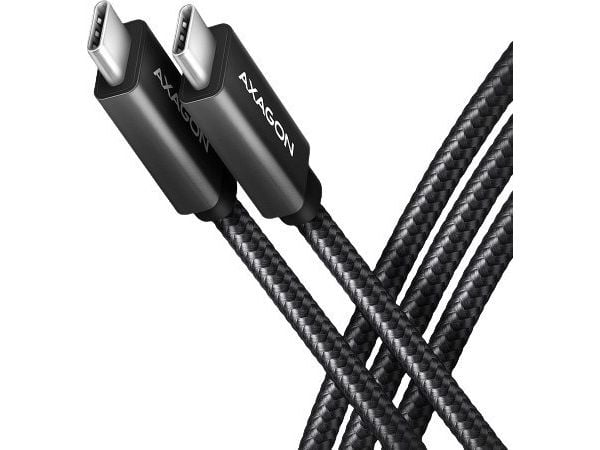 Axagon BUCM32-CM10AB, 1 m, USB C, USB C, USB 3.2 Gen 2x2, 20 Gbit/sek., Sort