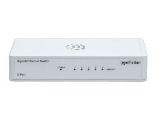 Manhattan 560696, Uhåndtert, L2, Gigabit Ethernet (10/100/1000), Full tosidig