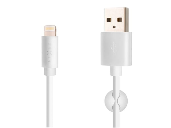 FIXED FIXD-UL2M-WH, 2 m, Lightning, USB C, Uros, Uros, Valkoinen