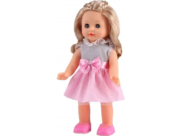 Smily Play interaktiv gående dukke Julka rosa 33 cm Smily Play