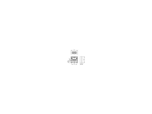 Telegärtner J00023A0056, RJ-45, Valkoinen, 57 mm, 53 mm, 23,3 mm, 50 g