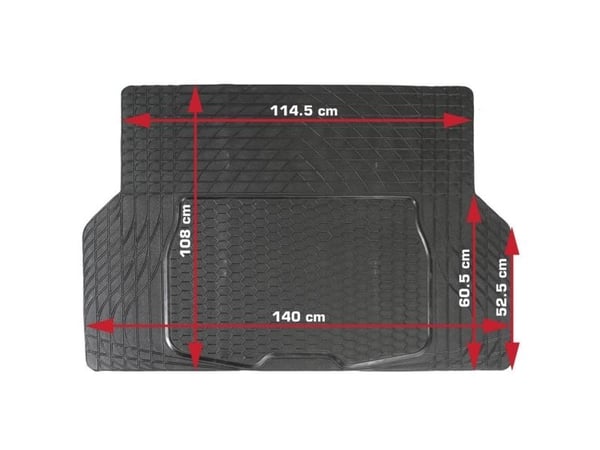 DINO bagasjeromsmatte passer til (bilmodell) Universal (L x B) 108 x 140 cm sort