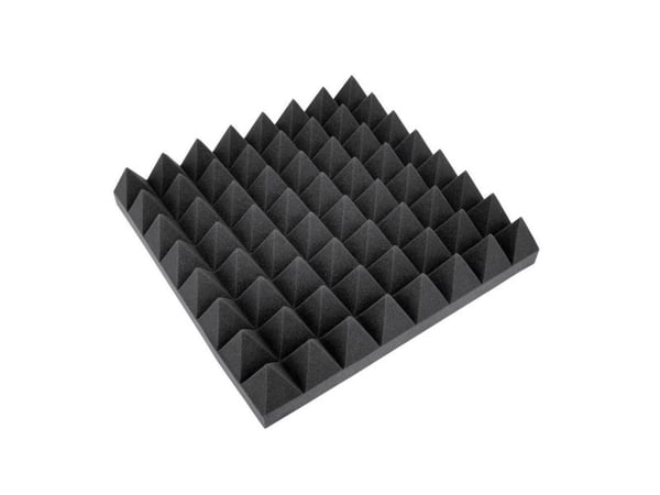 Omnitronic akustikkskum pyramide 100 mm, 50x50 cm (8070265T)