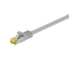 MicroConnect - Nettverkskabel - RJ-45 (hann) til RJ-45 (hann) - SFTP, PiMF - CAT 7 - halogenfri, uten hindringer - grå
