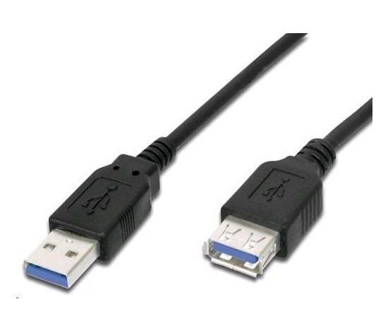 PremiumCord KU3PAA05BK, 0,5 m, USB A, USB A, USB 3.2 Gen 1 (3.1 Gen 1), 5 Gbit/sek., Sort