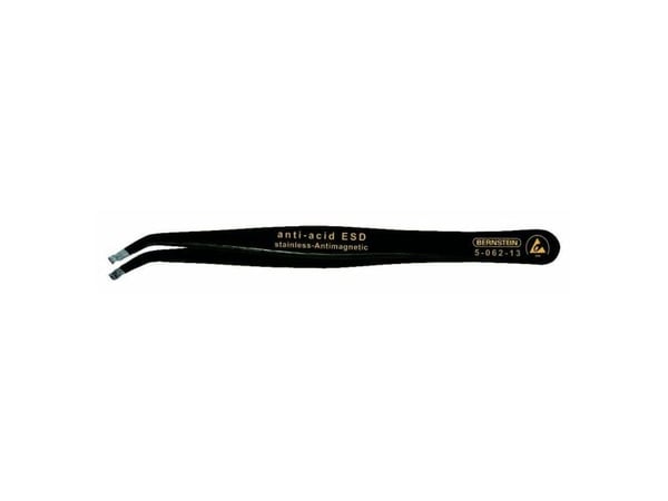 Bernstein 5-062-13, Rustfritt stål, Svart, Flat, Buet, 16 g, 115 mm