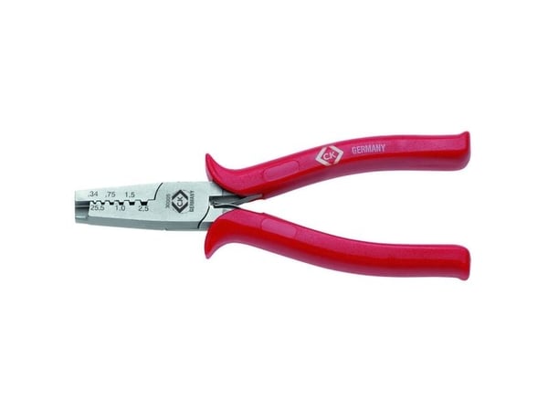 Pressetang 0,25-2,5Mm - Terminalrør, kabeltyller osv.