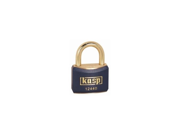 Kasp K12440BLUD hengelås 40 mm ulike gul nøkkelås
