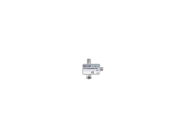 Axing SZU 3-00, 0,0001 - 2,4 GHz, 20 dB, Hopea, F-female/F-male, Alumiini