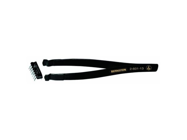 Bernstein 2-601-13, Rustfritt stål, Svart, Flat, Buet, 22 g, 125 mm