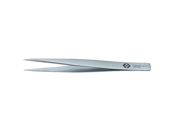 C.K Tools Precision 2318, Ruostumaton teräs, Hopea, Suippokärkinen, Suora, 130 mm, 1 kpl