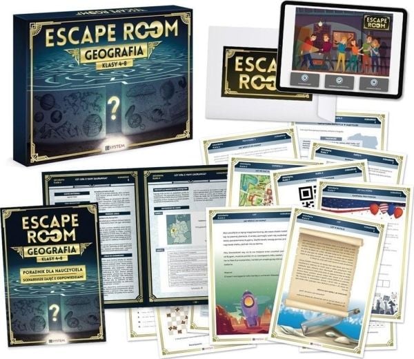 Ei System escape room-spel: Geografi