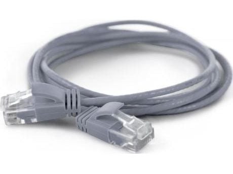 wantec - Koblingskabel - RJ-45 (hann) til RJ-45 (hann) - CAT 6a - grå