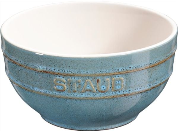 Staub Ceramique, Bollesett, Rund, Keramisk, Turkis, 0,7 l, 4 person(er)