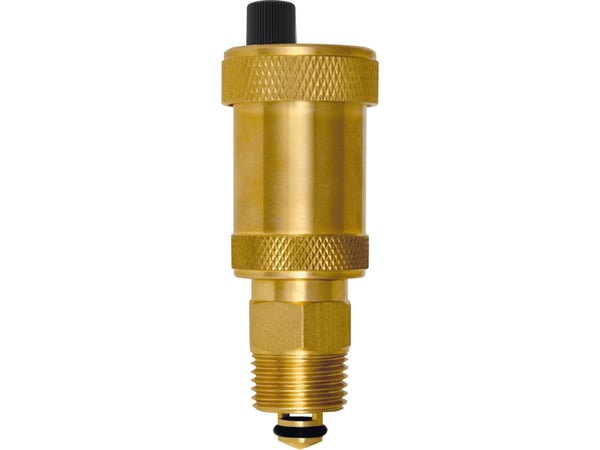 Ferro automatisk lufteventil 1/2" med stoppventil (015AS2)