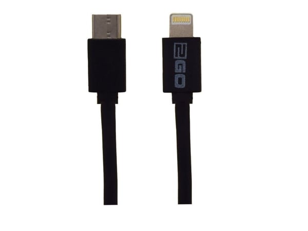 2GO 795848, 1 m, USB C, Lightning, Hankjønn, Hankjønn, Hvit