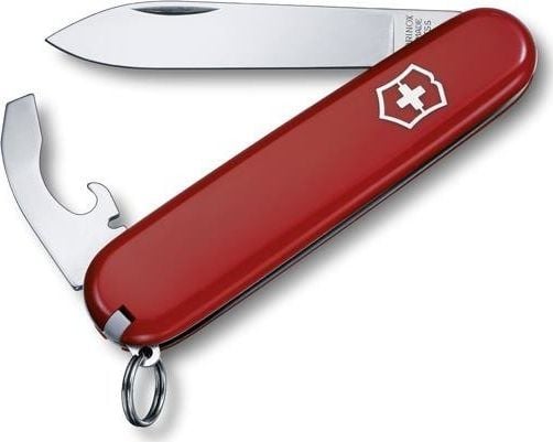 Victorinox 0.2303, Klappkniv med lås, Multiverktøyskniv, Drop punkt, ABS syntetisk, Rød, 8 verktøy