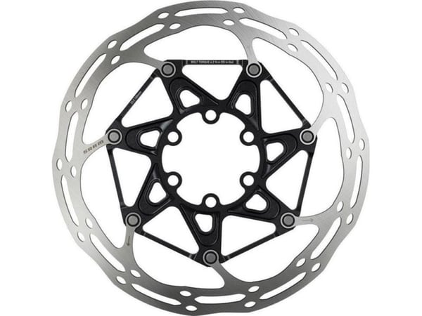SRAM CenterLine X, Sykkelrotor, Aluminium, Sort