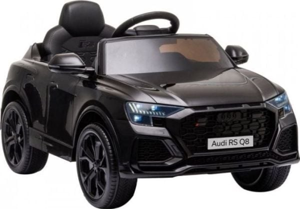 Elbil Audi RS Q8 batteridriven LED-ljus MP3 fjärrkontroll vit