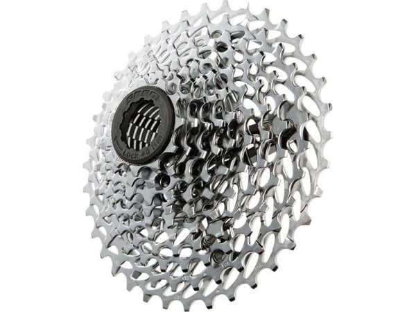 SRAM PG-1030 11-36, Polkupyörän rataspakka, Terästä, Hopea