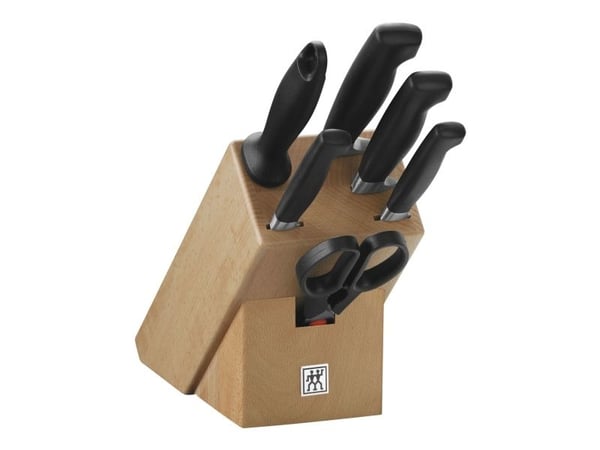 ZWILLING 35066-000-0, Kniv / Skjærer blokk sett, Smidd stål, Plast, Tre, Rustfritt stål, Tre
