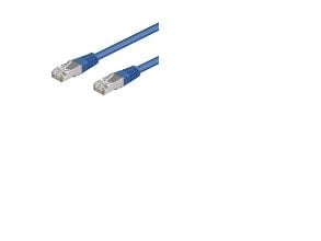 Nätverkskabel CAT 5e, F/UTP, blå, 10 m