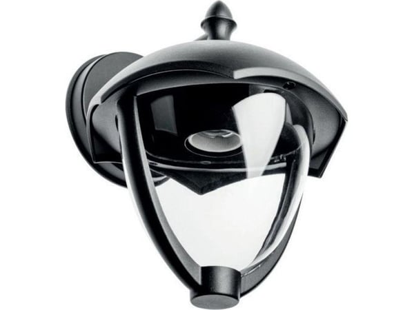 GTV vegglampe utendørs GRANDE-AD E27 maks 60W IP54 svart OS-GRA0DA-00