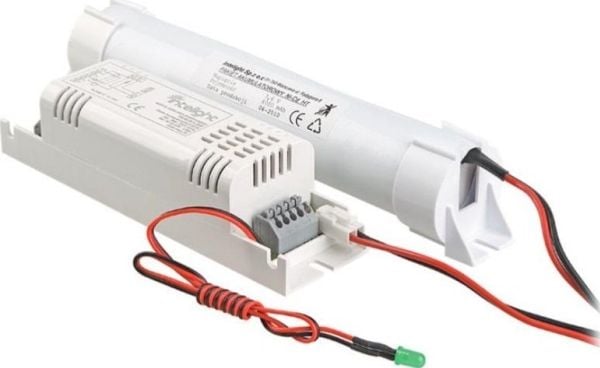 Inteligent nödljusmodul PRIMUS LED D9/B 2h MT NiCd 4,8V 2,5Ah (LED-rör envägsförsörjda 230V) + testknapp INLMDL 98882