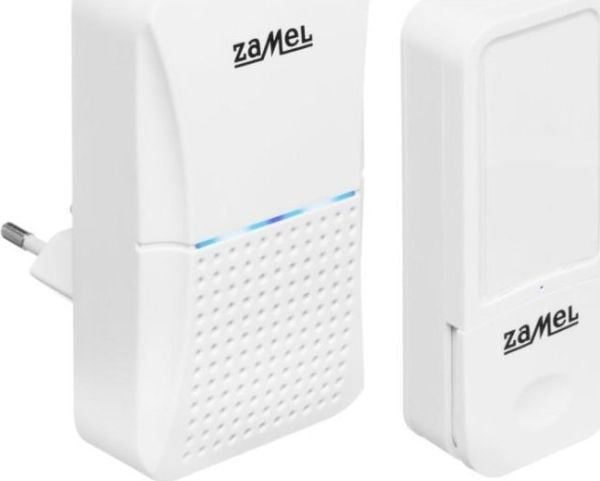 Zamel trådlös dörrklocka med batterifri tryckknapp SAMBA II typ ST-955 (SUN10000485)