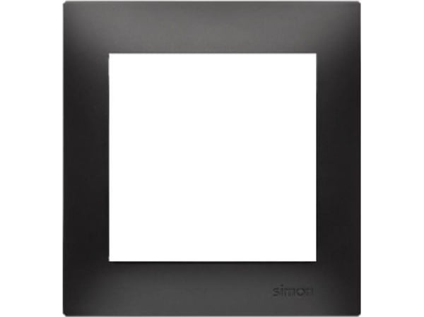 Contact-Simon Simon 54 Premium 1jakkukehys IP20 / IP44 musta matta DR1/49